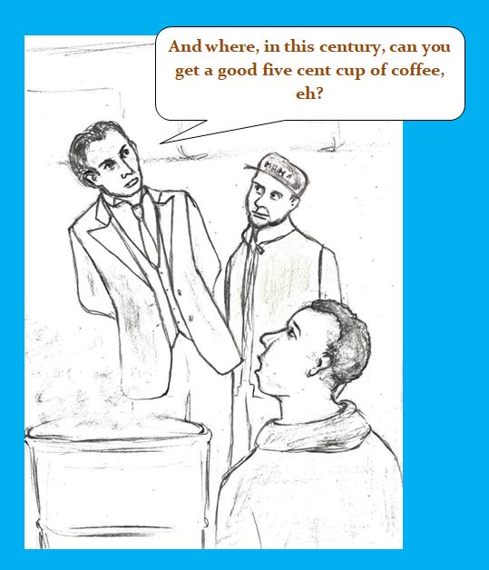 One-Panel: Out Schmoozing