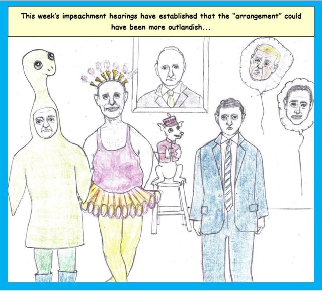 Cartoon of Ukraine meeting