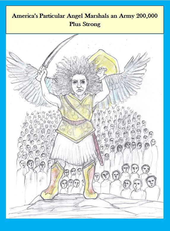 Cartoon of Angel and Covid victims